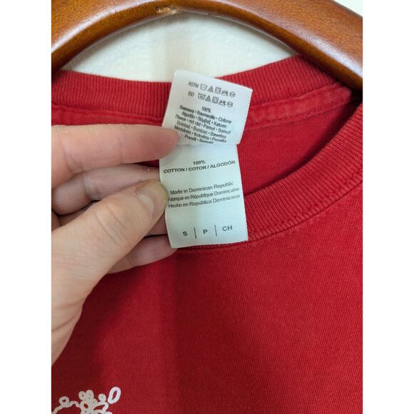 BUDWEISER BEER WISCONSIN Unisex Size Small RED 100% COTTON #BUDSCONSIN T SHIRT - Picture 3 of 6